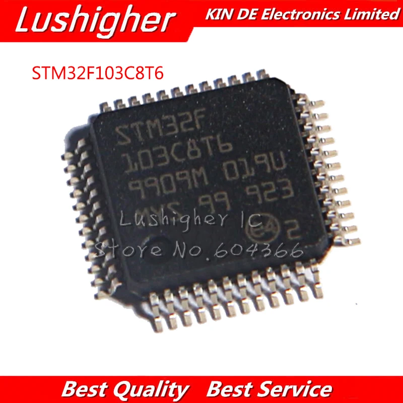 10 шт. STM32F103C8T6 LQFP48 STM32F103C8 QFP | Электронные компоненты и принадлежности