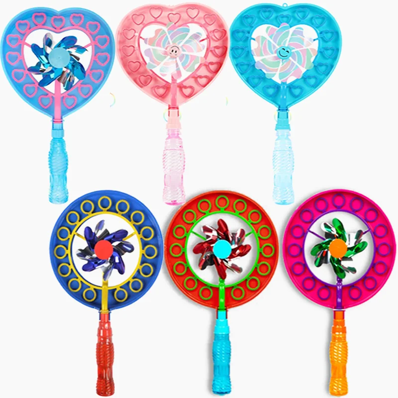 

Big Bubble Maker Set Soap Bubble Machine Windmill Wand Bubble Windmill Blower Blowing Soap Bubble Wand Toys Blower Fans