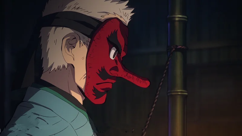 Маска для косплея «Demon Slayer Kimetsu no Yaiba Urokodaki Sakonji», латексный шлем, головные уборы, маски для Хэллоуина, карнавал, реквизит