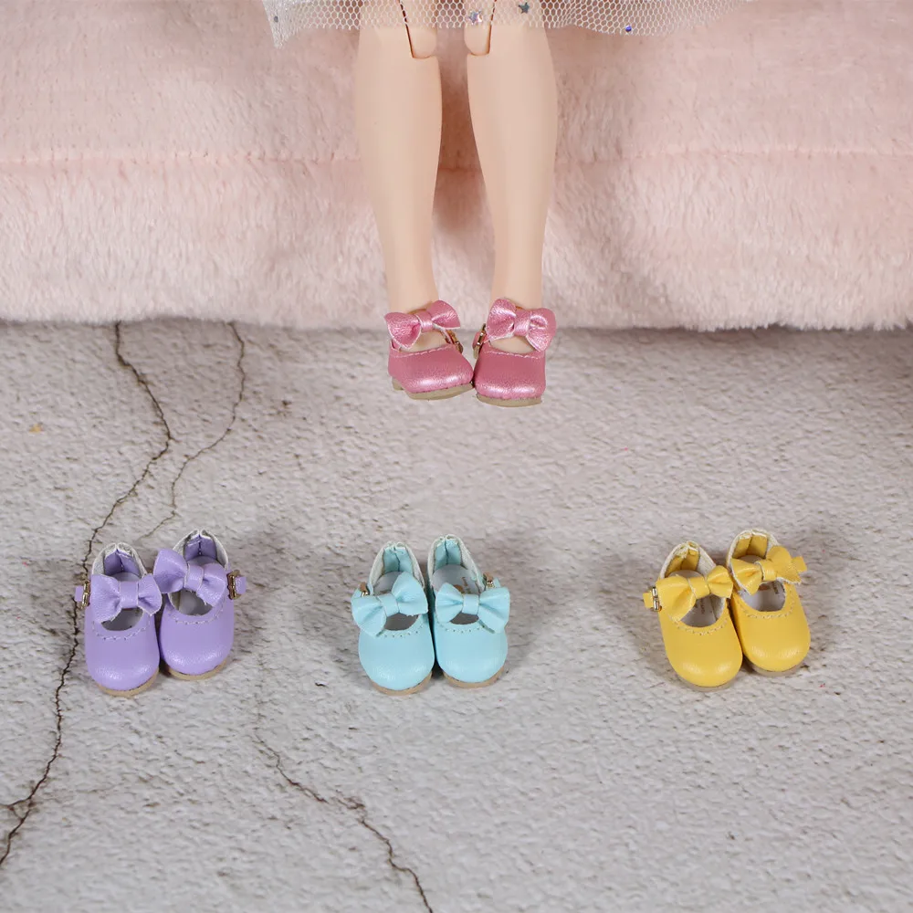 Blyth кукла Макарон лук обувь четыре разных цвета можно выбрать Винтаж Neo 1/6 BJD|Куклы|