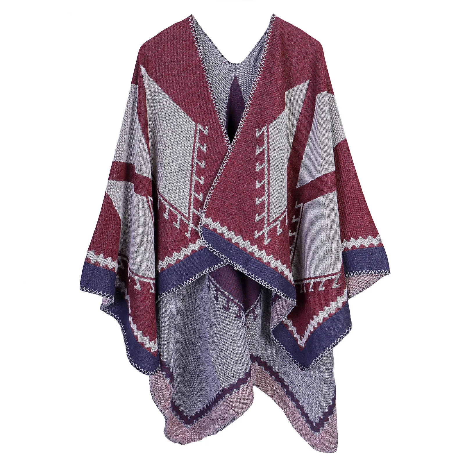 

New 2020 Luxury Brand Women Winter Scarf Warmer Shawl Ladies Plaid Blanket Knit Wrap Cashmere Poncho Capes Female Echarpe