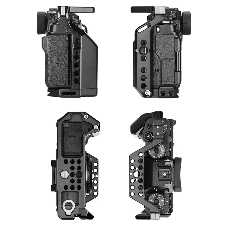X T4 металлическая клетка для камеры FUJIFILM XT4 опалубка Полная Клетка с ручкой