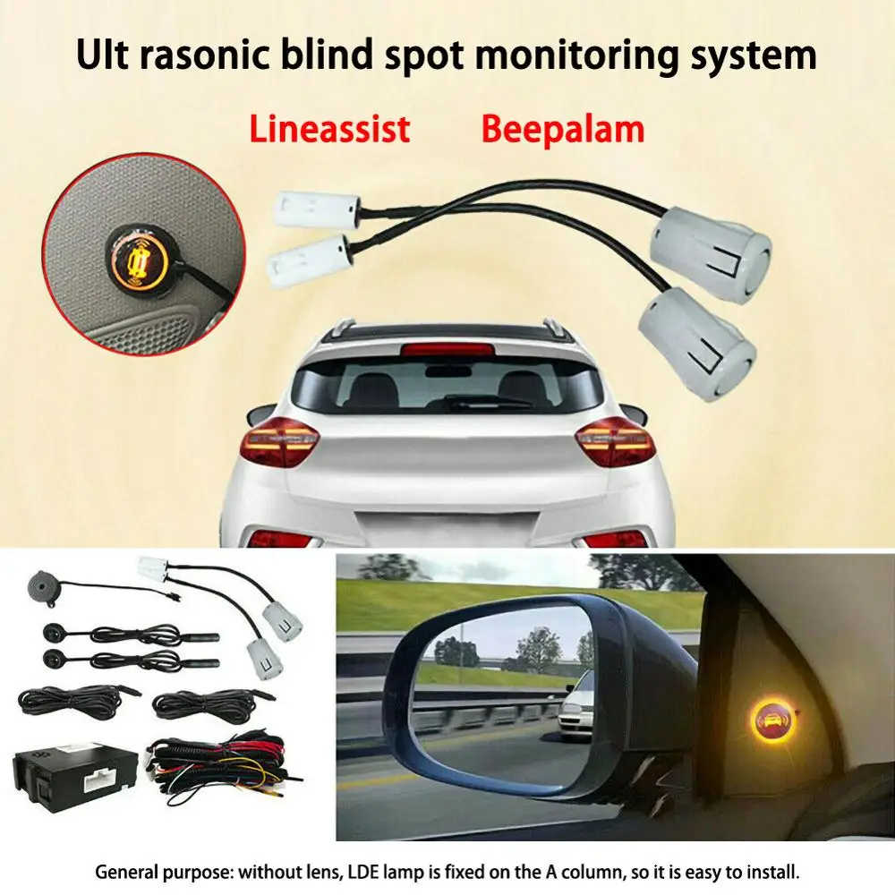 Фото Система обнаружения слепых зон автомобильный радар с ультразвуковым датчиком
