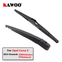 kawoo car rear wiper blade blades back window wipers arm for opel corsa e hatchback 2014 onwards 310mm auto windscreen blade