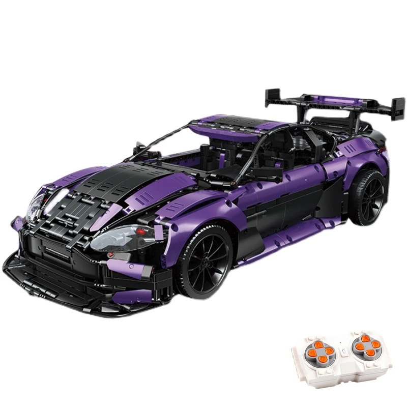 

Мелкие частицы технологии строительный блок moc-8780 спортивный автомобиль Aston дистанционный пульт Ассамблеи Игрушка модель автомобиля для ма...