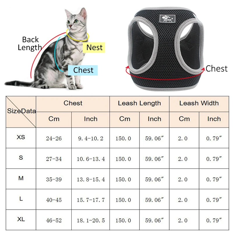 Светоотражающая жилетка и поводок для домашних животных набор из дышащей