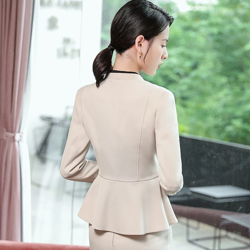 Женский офисный костюм с юбкой пиджак и жакет|Костюмы юбкой| |