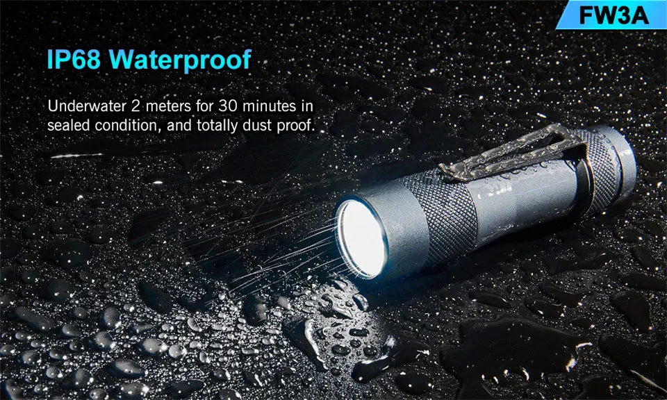 LuminTop FW3A 3 шт. Cree XPL HI светодиодный s электронный задний переключатель Тактический стробоскоп подсвечник светодиодный фонарь рекомендуемый аккумулятор 18650