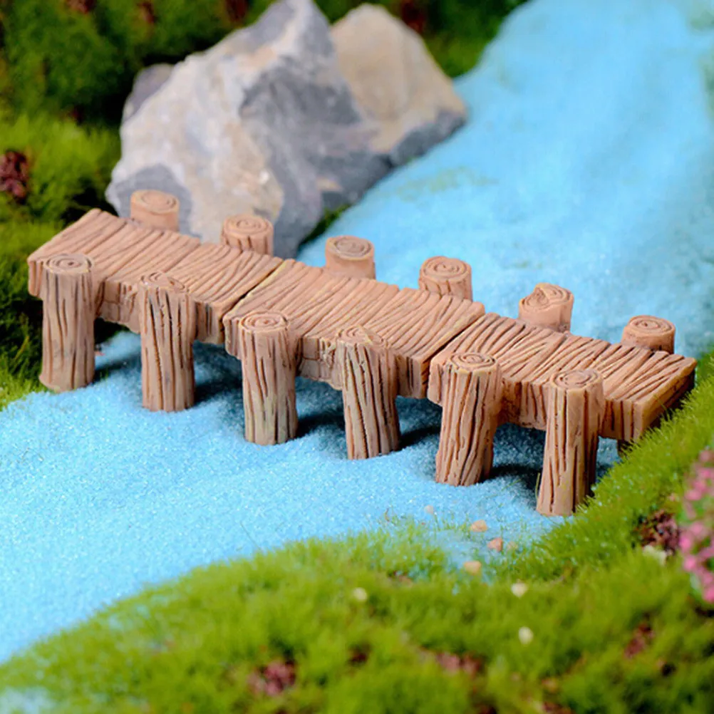 

Water Corridor Harbour Bridge Miniature Mini Craft Micro Landscaping Decor Fairy Garden Home Houses Decoration