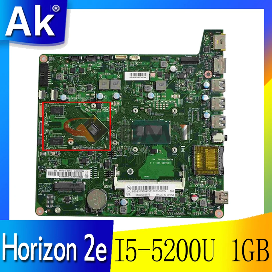 

Для Lenovo Horizon 2e AIO материнская плата CIHASWS 6050A2652501,A01 материнская плата 100% тестирование полностью работу W/ I5-5200U 1GB-GPU