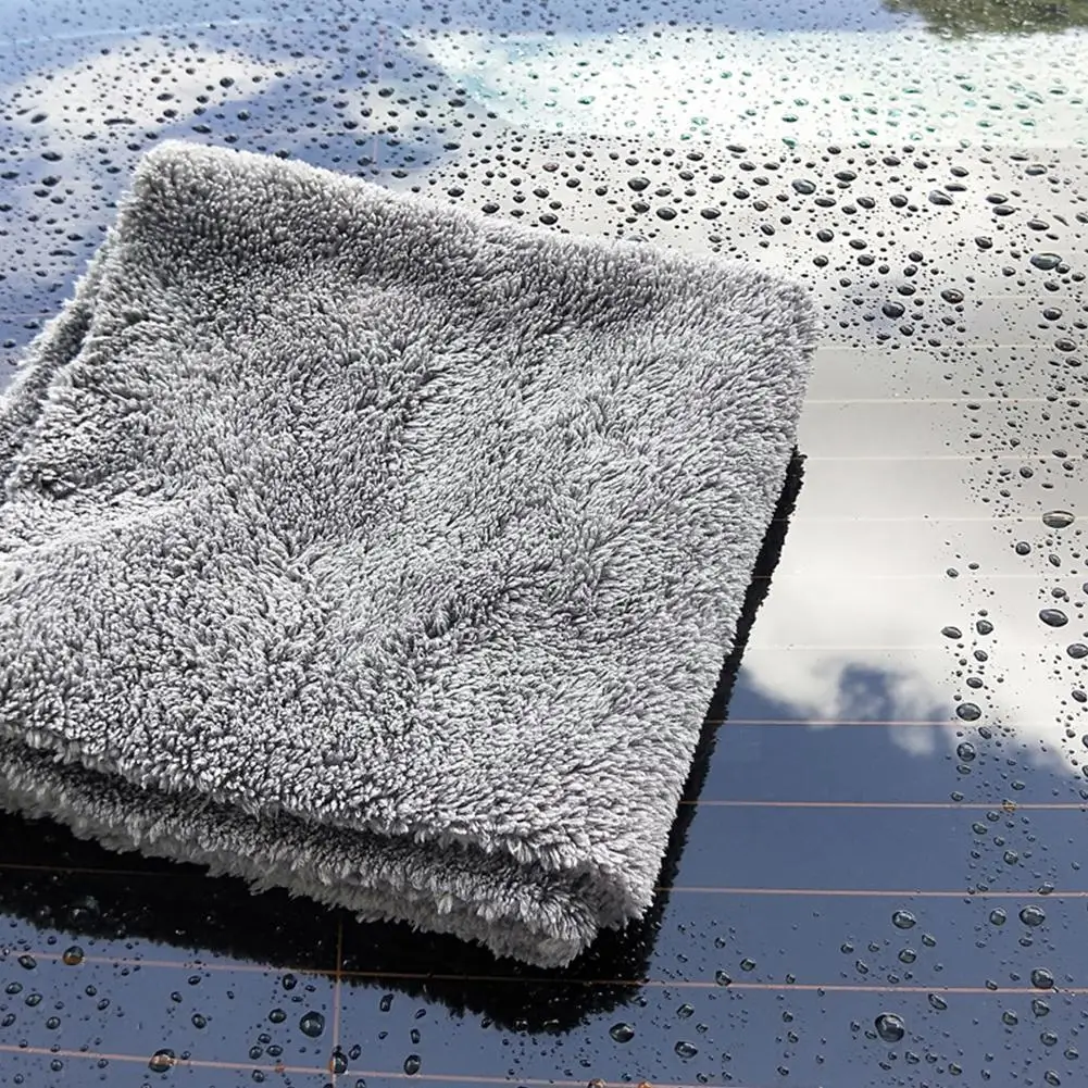

3/5pcs Soft Car Wash Microfiber Towel Car Cleaning Care Never Drying Car Scrat Cloth Cloth Detailing Car Washtowel T4u1