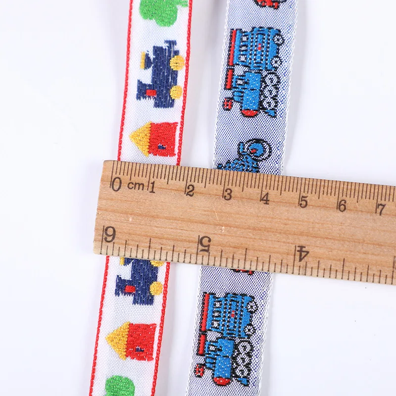 3 YARD 16~18MM Small House Train Car Children's Clothing Accessories Embroidered Ribbon HANDMADE Lace | Дом и сад