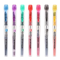 3pcs japan platinum 3 preppy fountain pen set f tip ppq 200 3p writing supplies transparent rod student pen