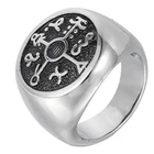 Винтажные мужские кольца из нержавеющей стали, кольца в стиле панк, рок, кольца на палец, подарок на вечеринку, ювелирные изделия, аксессуары