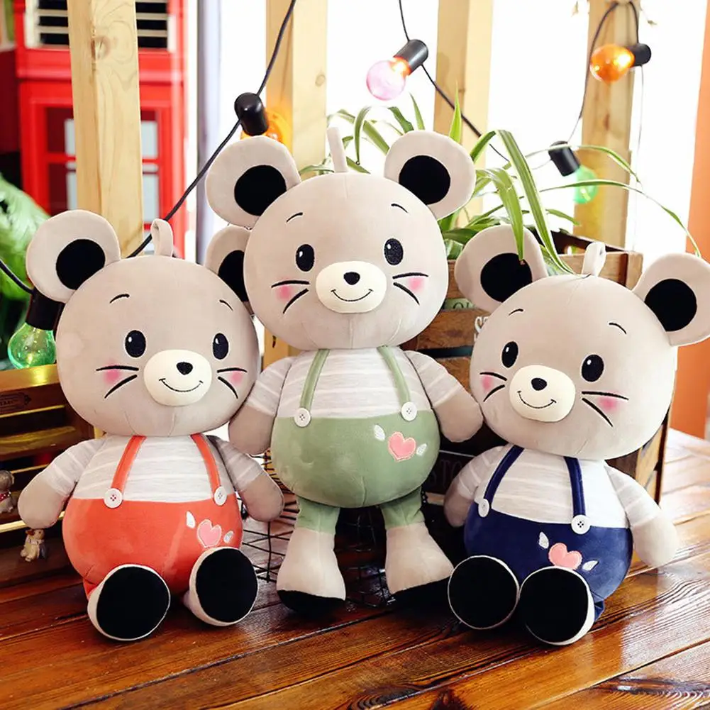 1pc 34cm Rat Suspender Pants Mouse Plush Toy Soft Stuffed Doll Homunculus Loxodontus Creative Nice Cute Gift For Kids | Игрушки и хобби