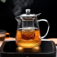 hammered pattern glass teapot kettle single tea cup electric ceramic stove tea cooker household thickening filtration tea set