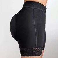 butt lifter silicone lace short high waisted control abdomen powernet shaping
