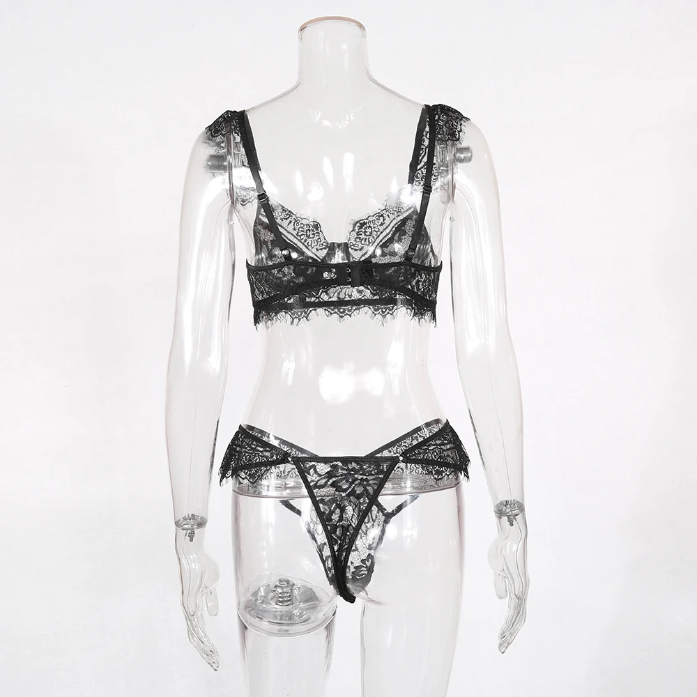 

Lace Strap Sling Fission Lingerie Suit 2020 Female Sexy Hollow Out Cn(origin) Patchwork Lurebuy Polyester Blends 11398