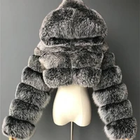 autumn and winter 2021 new young fur short womens fashion fur coat fur integrated coat