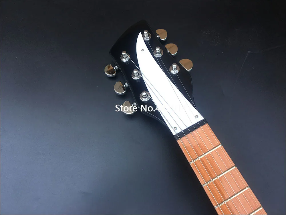 6 Строки Электрогитары Ricken 325 корпус из красного дерева и гриф розового Bigsby