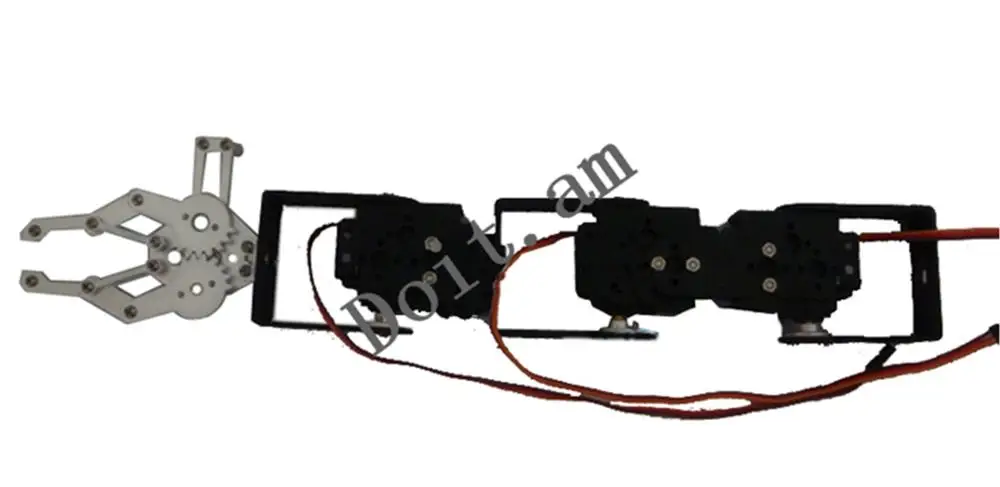 4 осевой металлический робот рычаг с захватом набор Экстра длинных осевых