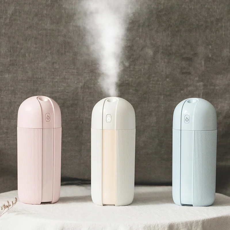 

280ML USB Air Humidifier With 800mAh Battery Portable Rechargeable Ultrasonic Essential Aroma Oil Diffuser For Car Home Office