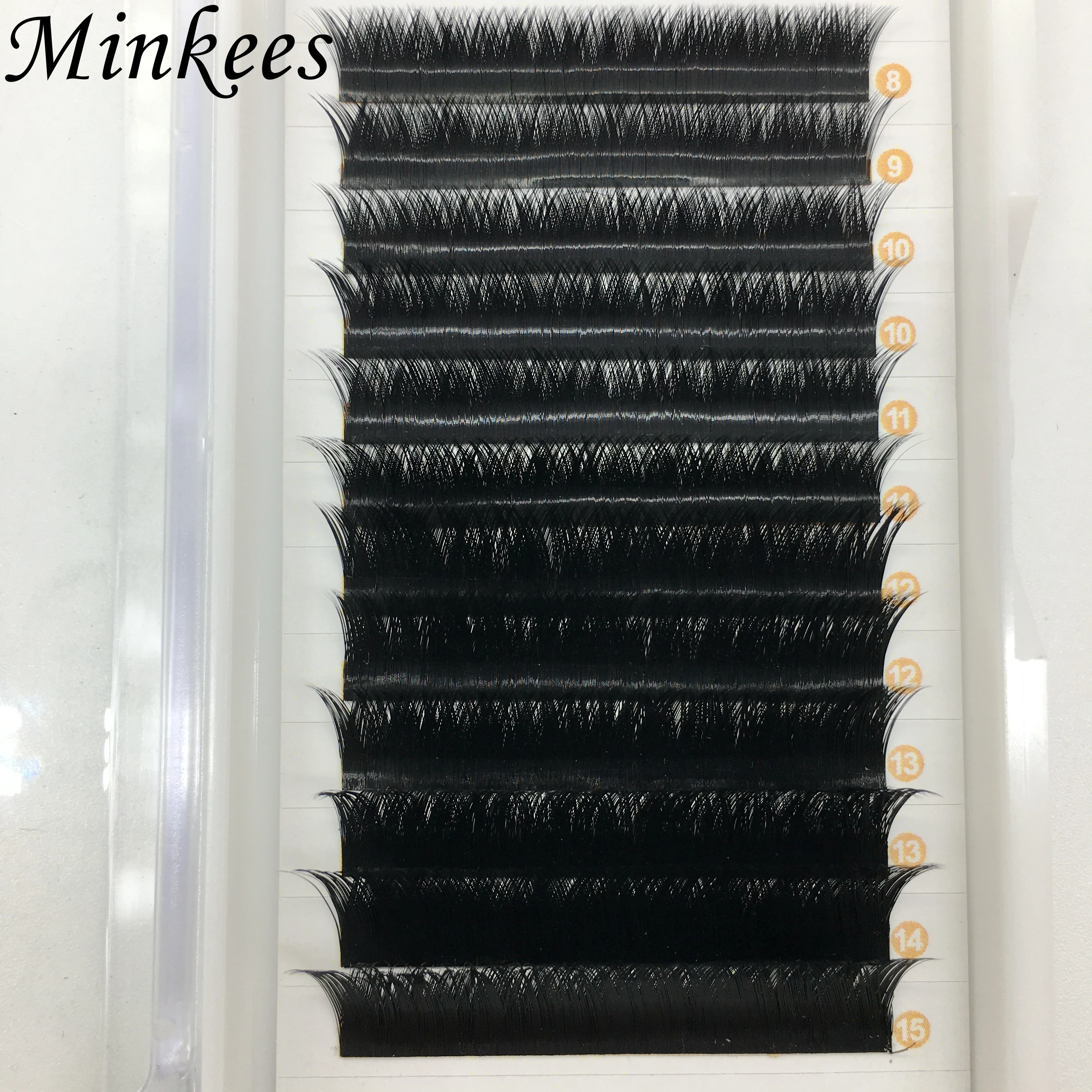 Ресницы для наращивания V образной формы индивидуальный объем автоматические