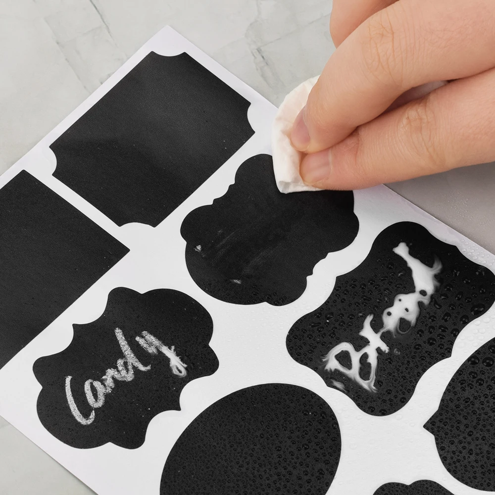 1 шт. белая жидкость Меловые карандаши наклейки для стен кухонные хранения специй