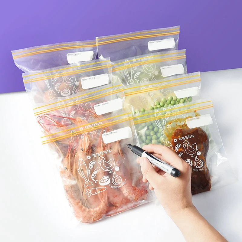 

Fresh Keeping Bag Silicone Bag PEVA Food Storage Bag Containers Leakproof Reusable Shut Bag Fresh Food Storage Bag