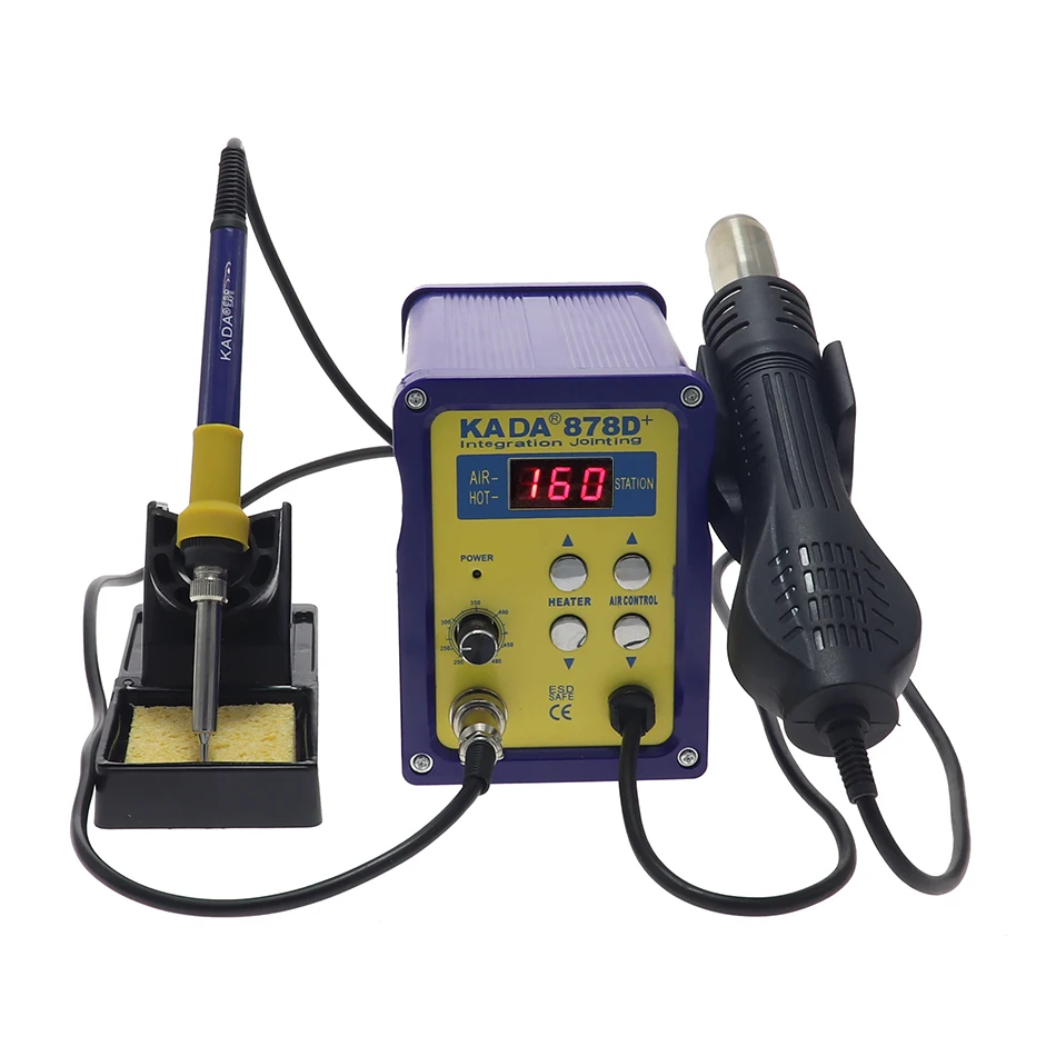 Многофункциональная паяльная станция KADA 878D с защитой окружающей среды
