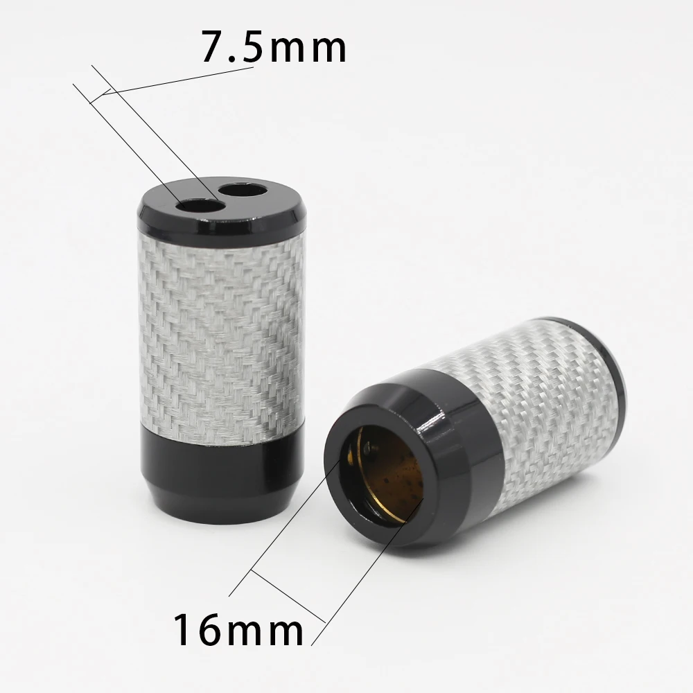 4 шт. Hi Fi кабели из углеродного волокна|Коннекторы и разъёмы| |