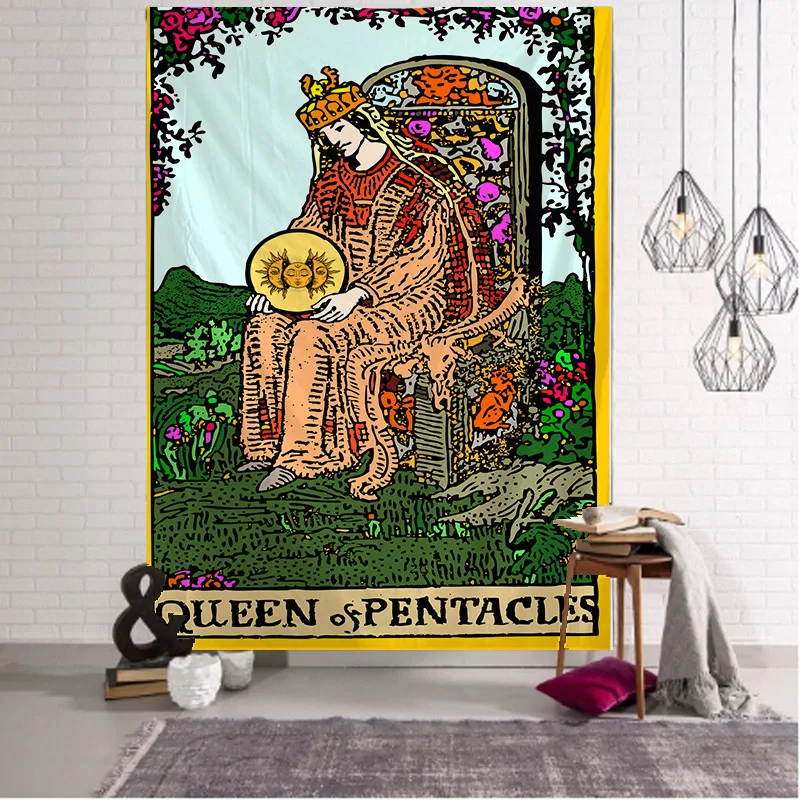 

Tarot Tapestry Wall Hanging Bohemian Gypsy Psychedelic Tapiz Witchcraft Tapestry