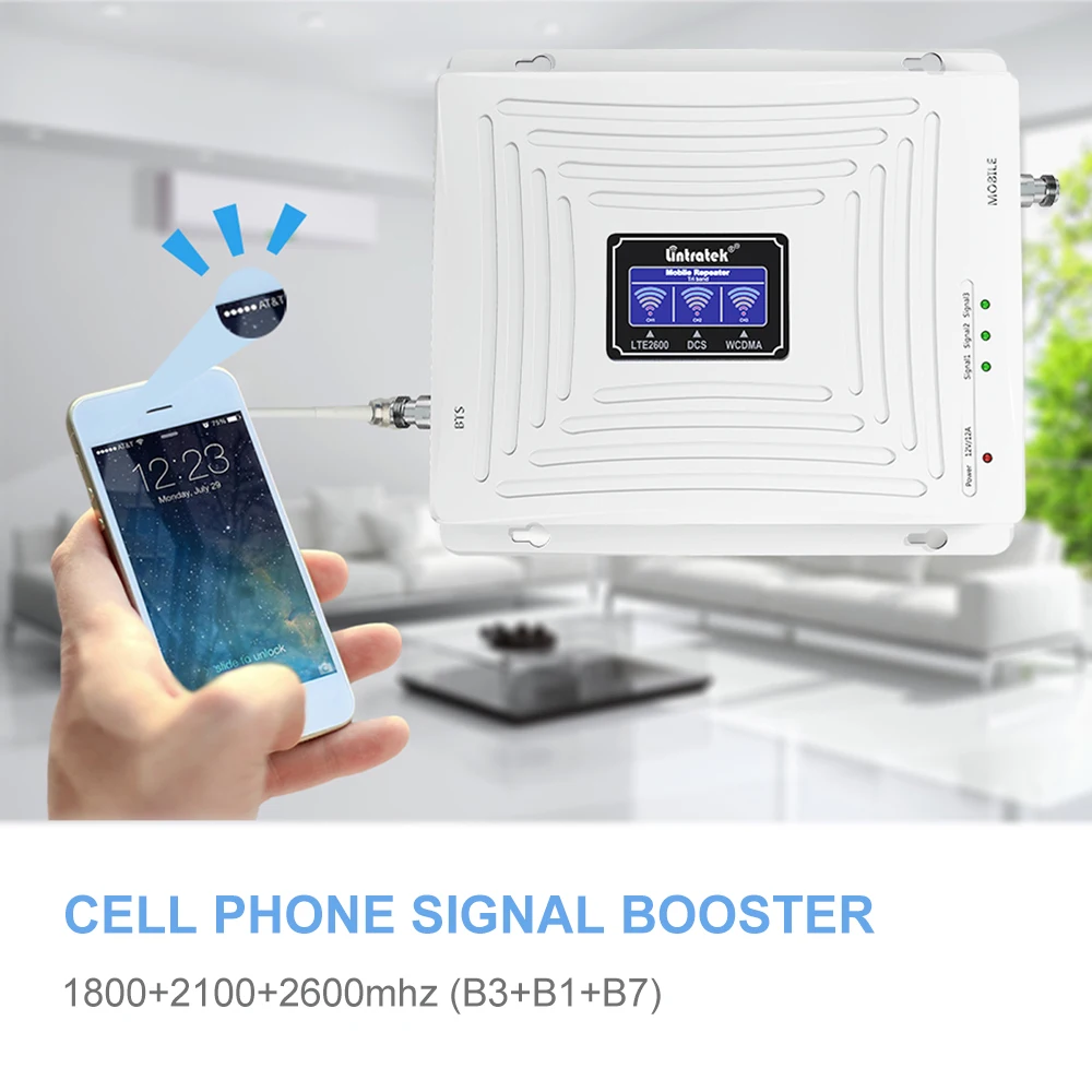 Lintratek репитер gsm 2g 3g 4g lte 1800mhz umts 2100mhz 2600mhz уселитель сотовой связи антенна для