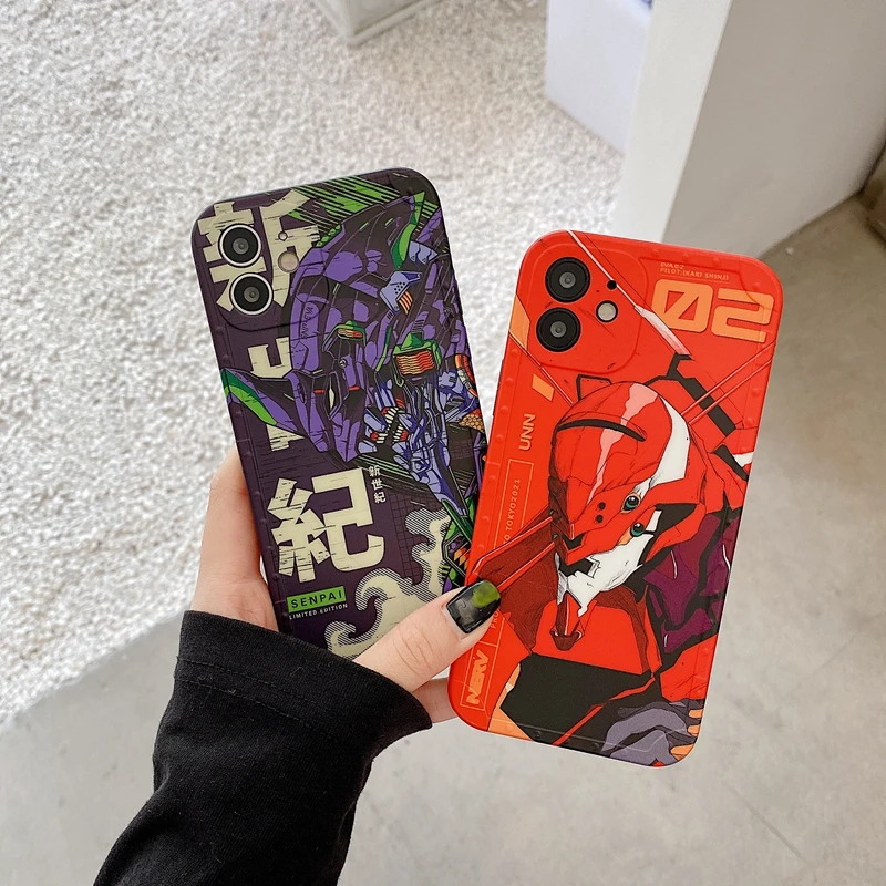 

Cartoon Mechanical Warrior Phone Case for Iphone 11 12 Pro Max Soft Cover Cool Anime Cases for Iphone XS Max XR X 7 8 Plus SE 20