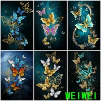 butterfly diamond painting 5d diy diamond embroidery animal cross stitch kit rhinestone mosaic art home decoration weiwei