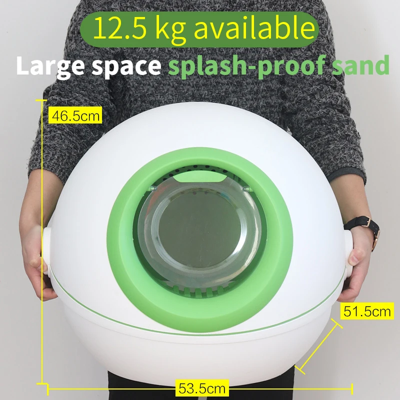 ПЭТ наполнитель для кошачьего туалета полностью закрытый Большой кошачий Туалет