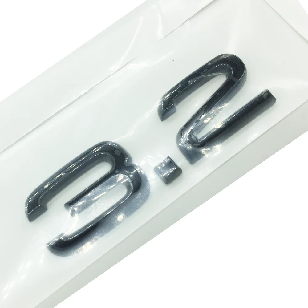 

Black Emblem for Audi 3.2 Four Wheel Drive Car Trunk Logo Sticker