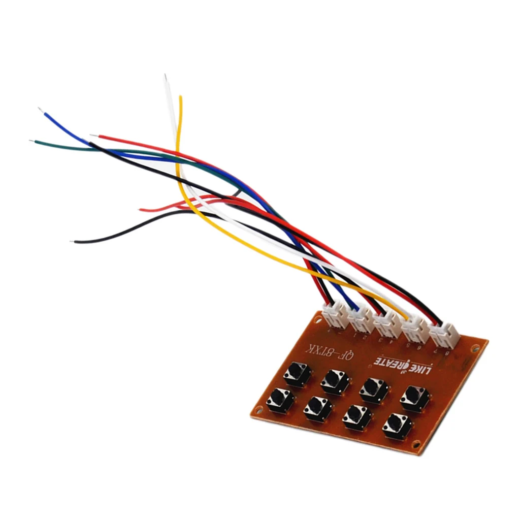 

8 Channel Electronic Wire Control Board DIY Handmade Electronic Toy Accs
