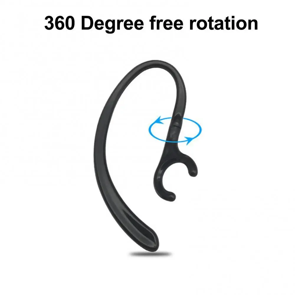 6/7/8/9mm 360 Degree Rotatable Anti-falling Ear Hook Clip Earphone Accessory