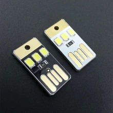 Портативный мини ультра-тонкий мобильный Usb маленький СИД окружающего лампа Usb Кемпинг Светильник Детская Ночной Светильник проектор удобно