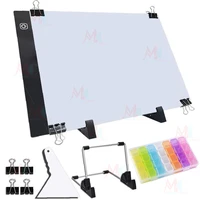 a4 led light pad board tools set 5d diamond painting tracing copy board with 3 level brightness usb powered drawing tablet