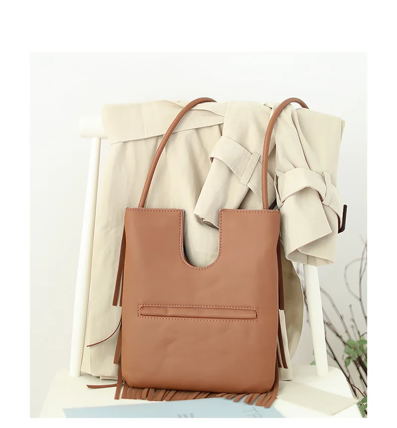 Новое поступление 2021 женская сумка-мессенджер с кисточками в стиле ретро модные