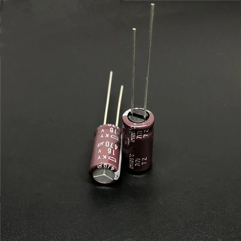 10 шт. 470 мкФ 16V NCC серия KY 8x16 мм низкий ESR 16V470uF алюминиевый электролитический