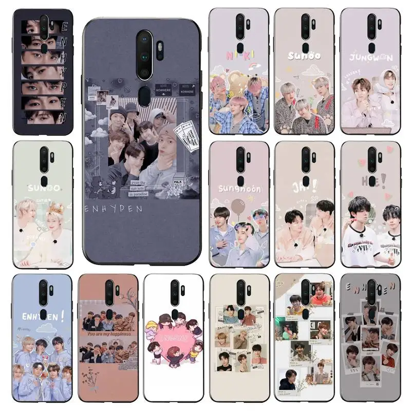 

MaiYaCa enhypen kpop Phone Case for Vivo Y91C Y11 17 19 17 67 81 Oppo A9 2020 Realme c3