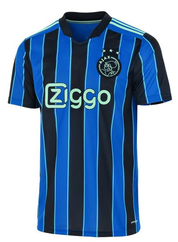 

New ajaxES 2021 2022 blue kit jersey kids Away ANTONY BLIND HALLER Ajax TADIC PROMES NERES HUNTELAAR children Football Shirt