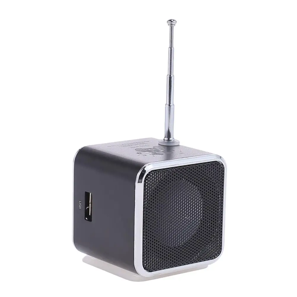 TD V26 Мини Радио FM цифровой портативный 1 0 дюймов ЖК экран Rrdio колонки с приемник