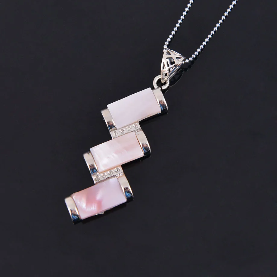 Natural Paua Abalone Shell Pendulum Necklaces Pendants Raw Mother of Pearl Seashell Rhinestone Beads for Female Jeweller D535a | Украшения