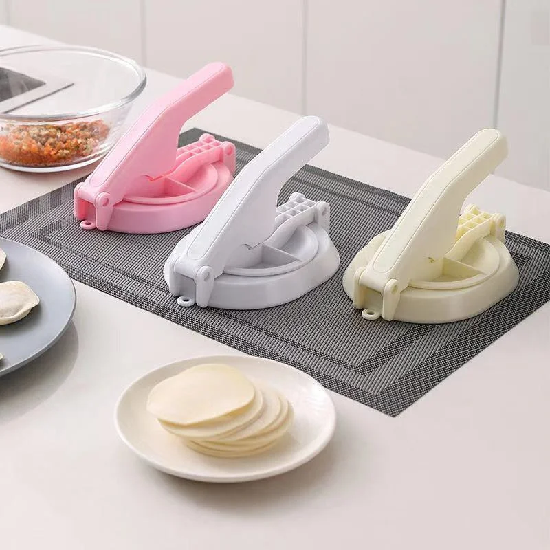 

Chinese style dumpling skin artifact household new style press machine kitchen manual skin press mold dumpling making tool