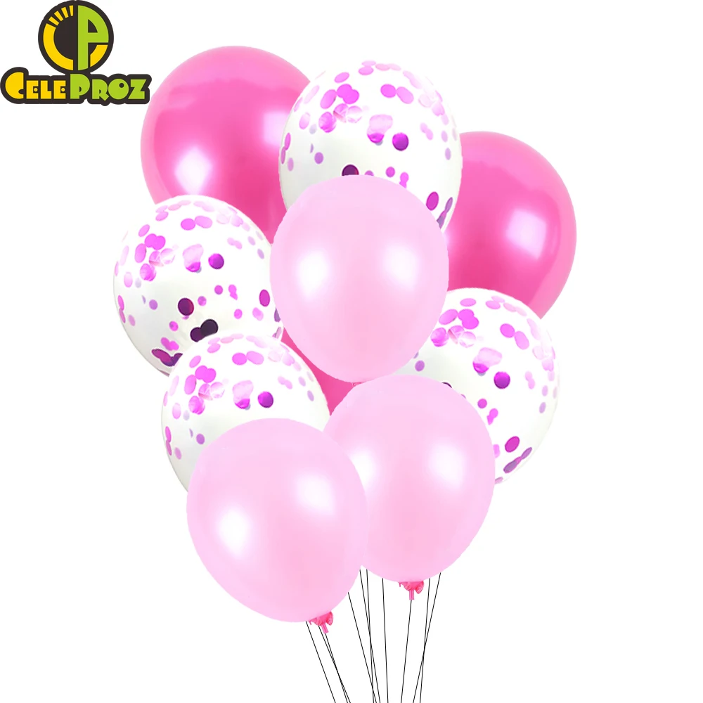 10 шт. 12 дюймов воздушный шар &quotКонфетти&quot День рождения латексные шары для