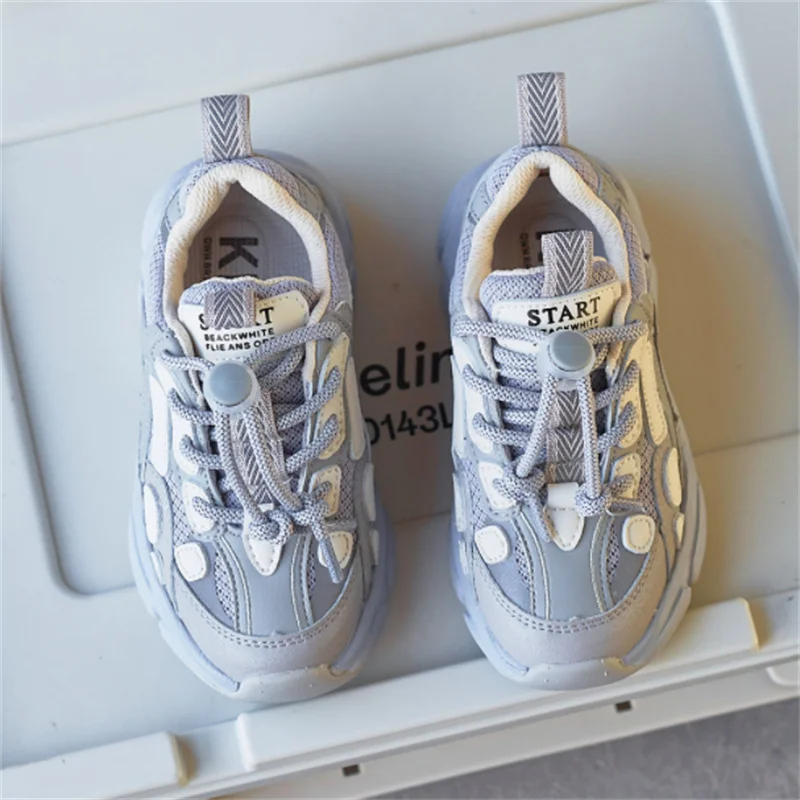 

2021 New Autumn Children Shoes Breathable Girls Running Shoes Lace-up Boys Outdoor Tennis Fashion Kids Sneakers Size 26-37